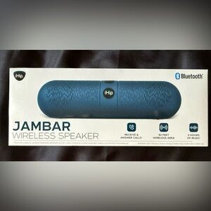 New IHIP Jambar Deep Blue Bluetooth Wireless Portable Speaker